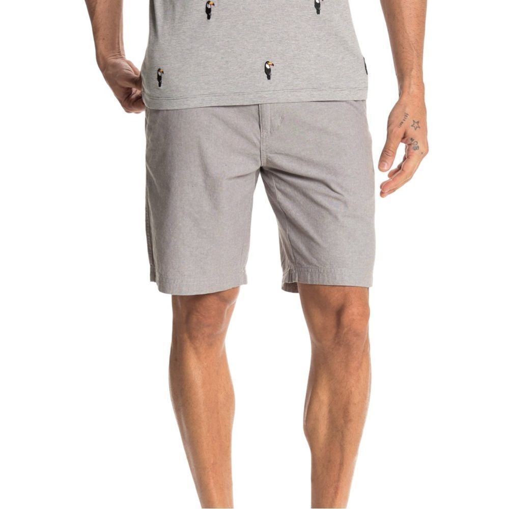 14th & Union Nordstrom Rack Men’s Cotton Chambray Slim Fit Shorts Size 32 NWT - Picture 5 of 7